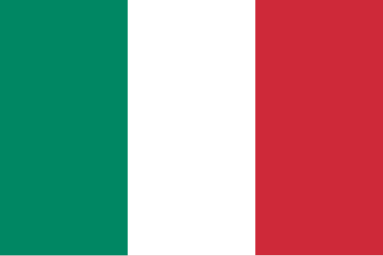 Drapeau de l'Italie de 2003 à 2006.