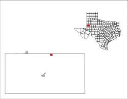 Vị trí trong Quận Gaines, Texas