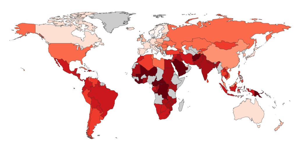Datei Gender Inequality Index 2008 png Wikipedia