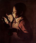 Georges de La Tour, Het uitblazen van de lamp (1649)