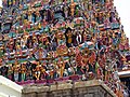 Gopurams of the Madurai Meenakshi Temple, Madurai, Tamil Nadu, India (2009) 3.jpg