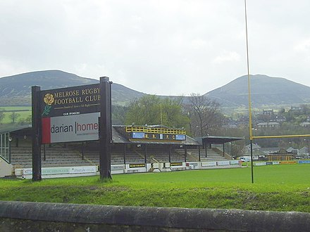 Melrose RFC en Écosse, le berceau du rugby à 7.