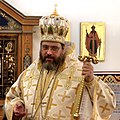 Russisk-ortodoks biskop med bispelue.