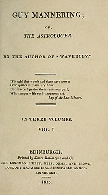 text style title page by the author of Waverley