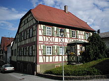 Fachwerkhaus von 1734 in der Neckarstraße