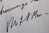 signature de Hélie de Saint Marc