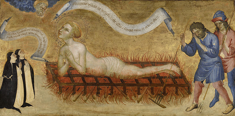 File:Het martelaarschap van Sint-Laurentius, met twee benedictinessen Rijksmuseum SK-A-4001.jpeg