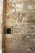 Darío I de Persia como faraón en los muros del Templo de Hibis, en el oasis de Kharga (Alto Egipto).