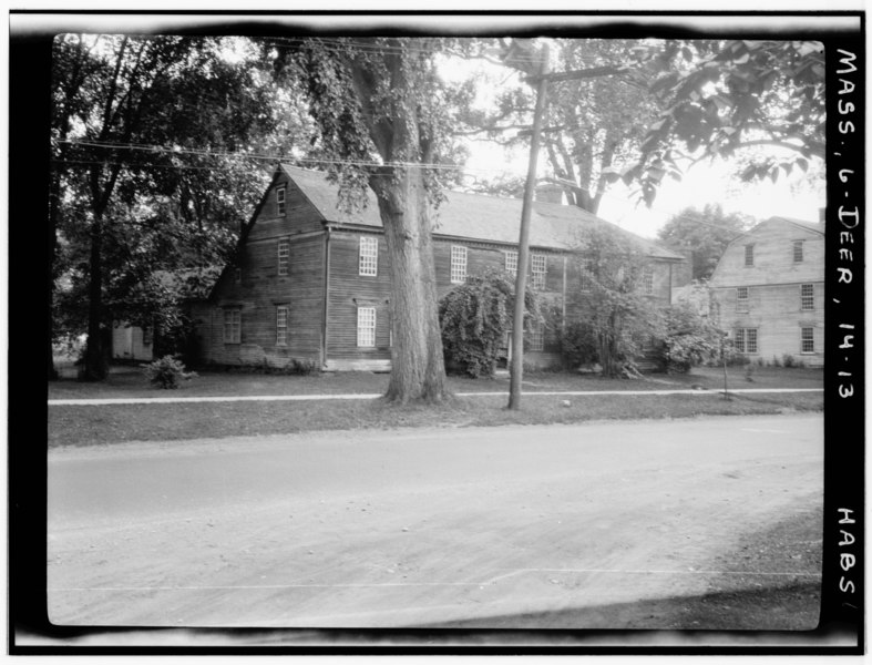 File:Historic American Buildings Survey Delos H. Smith, Photographer c. 1925 WEST VIEW - Frary-Barnard House, Old Deerfield Street, Deerfield, Franklin County, MA HABS MASS,6-DEER,14-13.tif