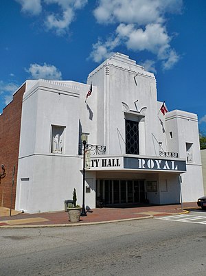 Hogansville, GA City Hall (Royal Theater).JPG