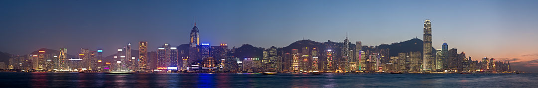 Hong Kong Skyline Panorama - Dec 2008