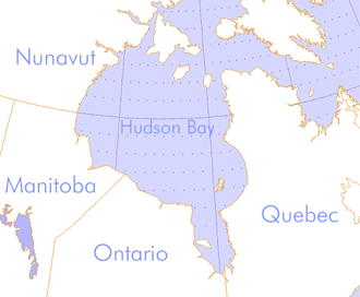 August 2: Henry Hudson sails into Hudson Bay. Hudsonbay.png