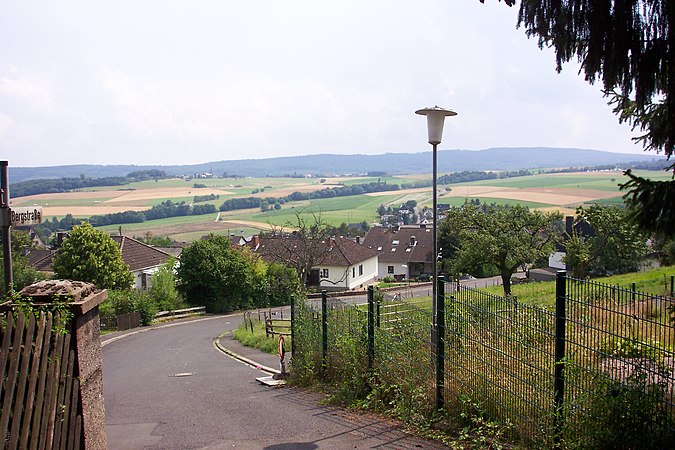 Typisch Hunsrücklandschap in Seibersbach