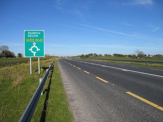 <span class="mw-page-title-main">N52 road (Ireland)</span> Road in Ireland