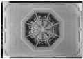 INTERIOR, NORTH (FRONT) VESTIBULE, VIEW OF STAINED GLASS UNDER DOME - Carnegie Free Library, 300 East South Street, Union, Union County, SC HABS SC,44-UNI,1-12.tif
