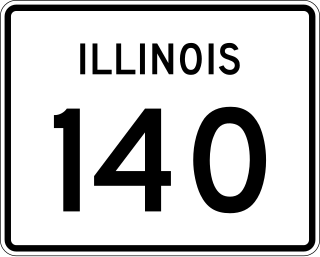 <span class="mw-page-title-main">Illinois Route 140</span> State highway in Illinois, United States