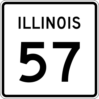 <span class="mw-page-title-main">Illinois Route 57</span> State highway in western Illinois, US