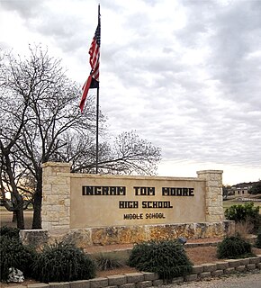 Ingram Tom Moore High School Public high school in Ingram, Texas, United States