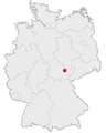 Position of Jena in Germany