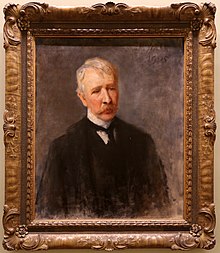 Portrait of Moore (1905). Housed at National Gallery of Ireland John butler yeats, ritratto di george moore, novelliere, 1905.jpg