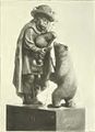Bärenführer, Dudelsackspieler mit Tanzbär, Skulptur von de:Josef Zeitler, Sandstein, Metall, ursprünglich an einem Haus in der Geißstraße, dann im Städtischen Lapidarium Stuttgart, Inventarnummer 307, der Bär wurde gestohlen.