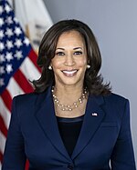 Photographic portrait of Kamala Harris