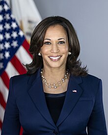 Oakland is the birthplace of Kamala Harris, the current Vice President of the United States. Kamala Harris Vice Presidential Portrait.jpg