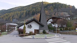 Die Kapelle Maria-Hilf im Ortszentrum von Faggen