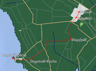 Map of Kleinbahn Niebüll – Dagebüll.svg