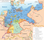 Mapa de la República de Weimar