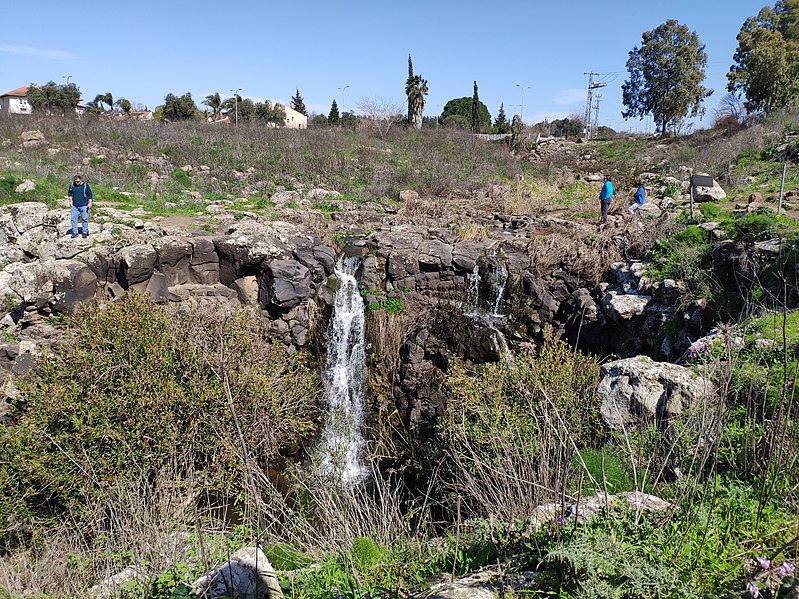 קובץ:Katzrin Waterfall 4.jpg