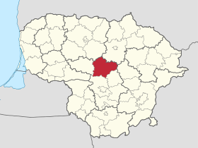 Localisation de Municipalité du district de Kėdainiai