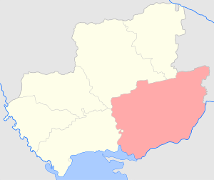 Херсонский уезд на карте
