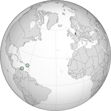 Position of the Netherlands on the global