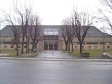 Exterior of Memorial Centre. Kingston Memorial Centre exterior.jpg