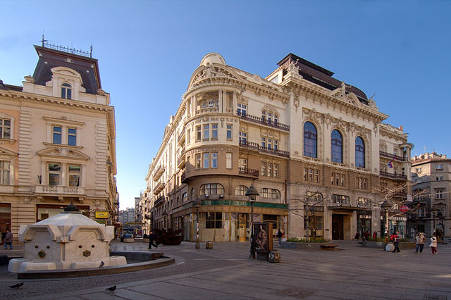 The SANU building, completed in 1924.