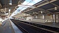 The view from the west end of platform 2, December 2015