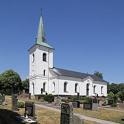 Kverrestads kyrka i juni 2018
