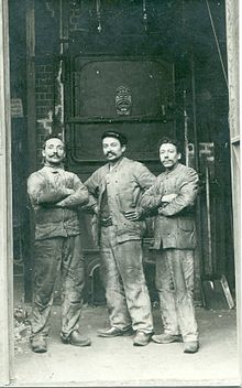 Ouvriers des Fonderies et Ateliers de La Courneuve.