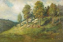 Landscape by Marie a'Becket in Maine's Portland Museum of Art