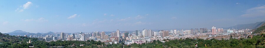 Panoramski pogled na Lanzhou