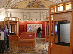Ausstellung in der Treasures Gallery im Jefferson Building