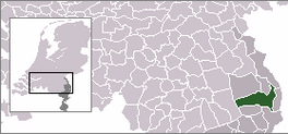 Lokatie van de gemeante Horst an de Maas