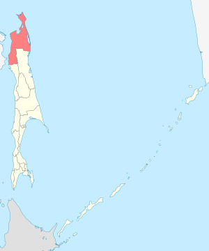 Охинский район городской округ «Охинский» на карте