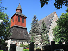 De middeleeuwse Sint-Laurentiuskerk van Lohja