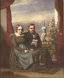 Portrait of Basserman's parents in 1845 (Source: Wikimedia)