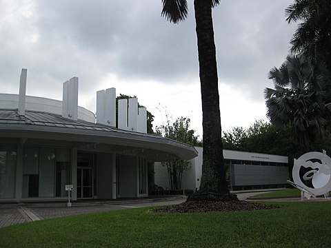 Lowe Art Museum on the University of Miami campus, October 2015