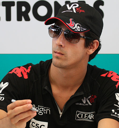 Lucas di Grassi (pictured in 2010) finished the season second, following a controversial crash with Buemi in the final race