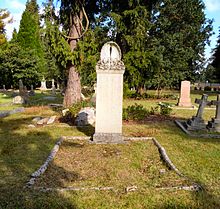 The grave of Luke Fildes in Brookwood Cemetery