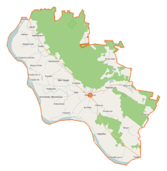 Mapa lokalizacyjna gminy Maciejowice